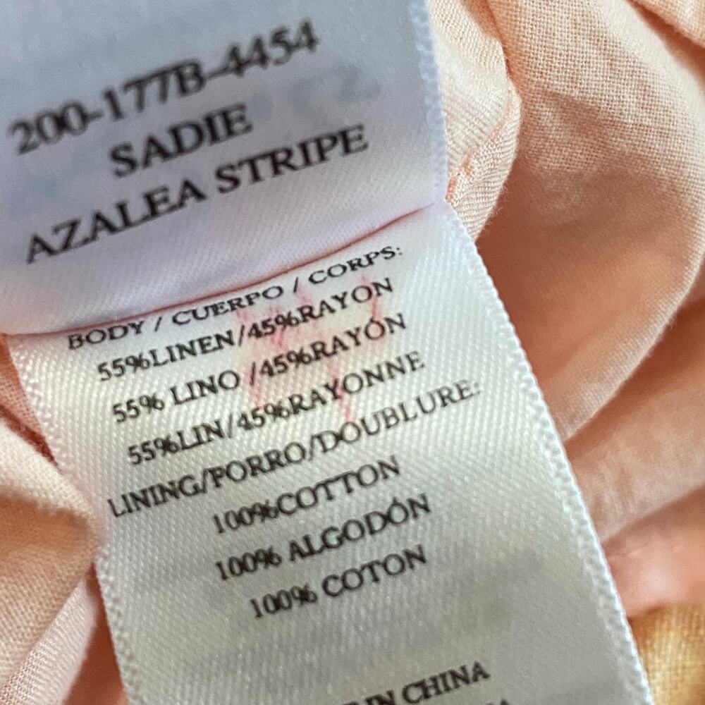 Rails Sadie Stripe Linen Blend Minidress Womens S… - image 4